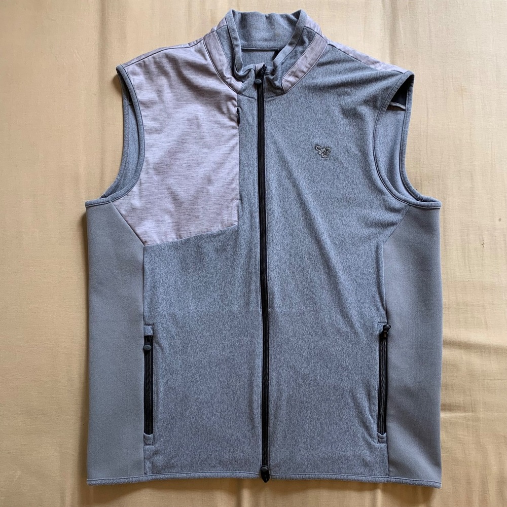 GREYSON Comanche Hybrid Vest Mens M Golf Pockets Logo Nylon Stretch Lightweight